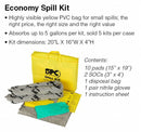 Brady Spill Kit/Station, Bag, Universal, 5 gal - SKA-PP-TAA