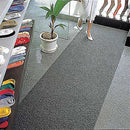 Nomad Indoor/Outdoor Entrance Runner, 20 ft L, 3 ft W, 1/2 in Thick, Rectangle, Slate Gray - 6050