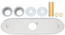 Chicago Faucets Trim and Cover Plate, Fits Brand Chicago Faucets, For Use with Series HyTronic, Chrome - 240.628.21.1