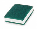 Tough Guy 3 1/2 in x 3 1/2 in Nylon Soap Pad, Green, White, 5PK - 2NTJ5