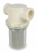 Top Brand 50 Mesh T-Line Strainer, 305 Microns, 3/4 in FNPT Pipe Size - 5733390
