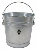 Top Brand Utility Garbage Pail, 6 gal., Silver - 2PYW4