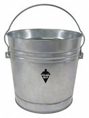Top Brand Utility Garbage Pail, 10 gal., Silver - 2PYW5