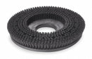 Tough Guy 15 in Round Cleaning, Scrubbing Rotary Brush for 17" Machine Size, Black - 1MEE7