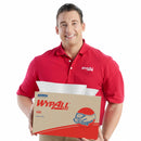 Wypall Dry Wipe, WYPALL X80, 12-1/2 in x 16-3/4 in, Number of Sheets 160, White - 41044