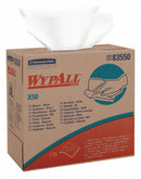 Wypall Dry Wipe, WYPALL X50, 9 in x 12-1/2 in, Number of Sheets 176, White, PK 10 - 83550