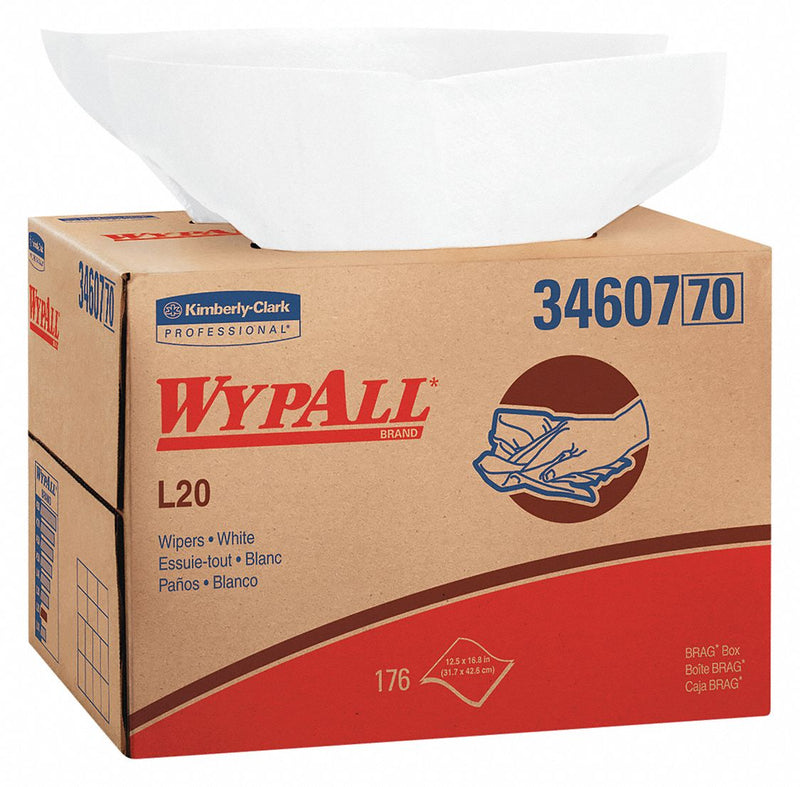 Wypall Dry Wipe, WYPALL L20, 12-1/2