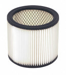 Dayton Cartridge Filter, Paper, Standard Filtration Type, For Vacuum Type Shop Vacuum - 2W435