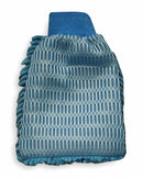 Tough Guy 11 1/2 in x 8 in Polyester, Polyimide Scrubbing Mitt, Blue, 1EA - 2ZPE1