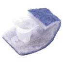 Scotch-Brite Disposable Toilet Scrubber Refill, Blue/White, 10/Pack - MMM558RF