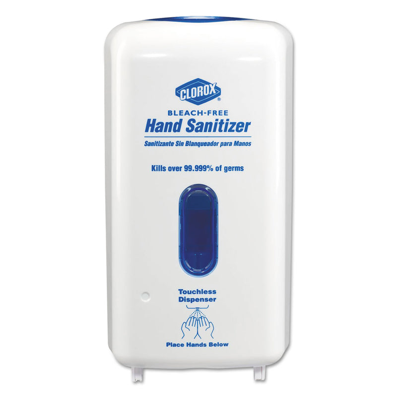 Clorox Hand Sanitizer Touchless Dispenser, 1 Liter, 7.25" X 5" X 13.13", White - CLO30242