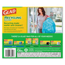 Glad Tall Kitchen Blue Recycling Bags, 13 Gal, 0.9 Mil, Blue, 180/Carton - CLO78542
