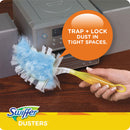 Swiffer Refill Dusters, Dust Lock Fiber, 2" X 6", Light Blue, 18/Box, 4 Boxes/Carton - PGC99036
