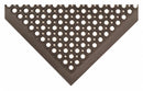 Condor Drainage Mat, 5 ft L, 3 ft W, 1/2 in Thick, Rectangle, Black - 30CM51