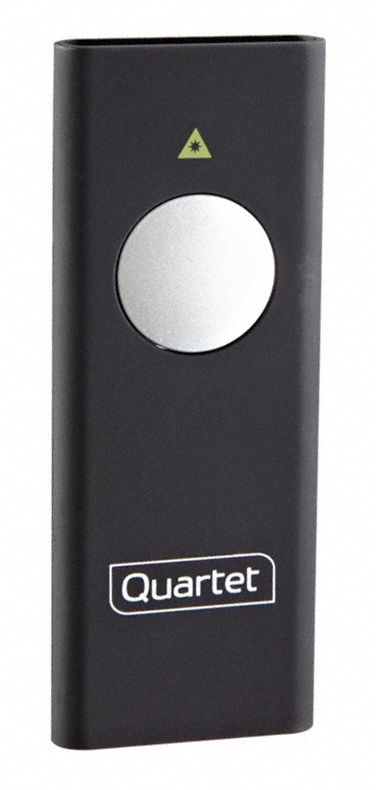 Quartet Plastic Laser Pointer with 655 ft. Projection and Red Beam - 84501