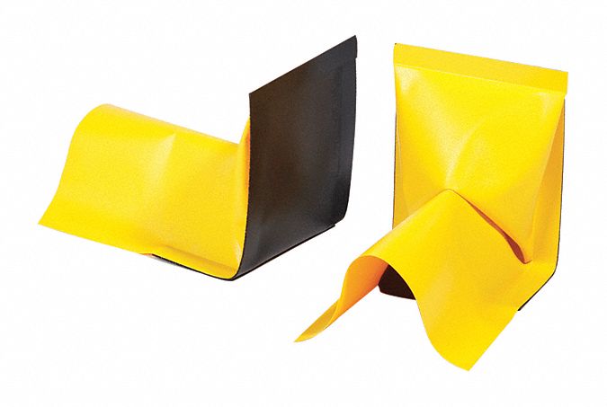 New Pig Spill Berm Wall End, Yellow, 10 in x 7 1/2 in x 4 in - PLR512