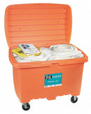 New Pig Spill Kit/Station, Cart, Oil-Based Liquids, 74 gal - KIT479-OR
