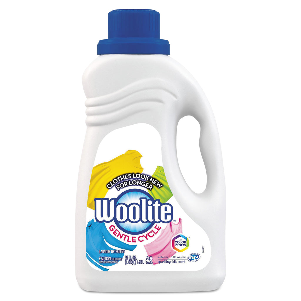 Woolite Gentle Cycle Laundry Detergent, Light Floral, 50 oz Bottle