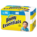 Bounty Essentials Select-A-Size Paper Towels, 2-Ply, 83 Sheets/Roll, 12 Rolls/Carton - PGC74682