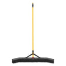 Rubbermaid Maximizer Push-To-Center Broom, 36", Polypropylene Bristles, Yellow/Black - RCP2018728