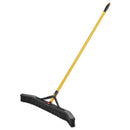 Rubbermaid Maximizer Push-To-Center Broom, 36", Pvc Bristles, Yellow/Black - RCP2018730