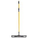 Rubbermaid Maximizer Dust Mop Frame With Handle And Scraper, 24" X 5.5", Yellow/Black - RCP2018808