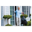 Glad Drawstring Large Trash Bags, 30 Gal, 1.05 Mil, 30" X 33", Black, 90/Carton - CLO78966