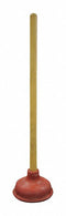 Kissler Plunger, 5 in Cup Dia., 18" Handle Length, Rubber Plunger Material - 57-0100