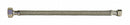 Kissler Faucet Connector, Hose Fittings Brass 3/8 in F Compression x Brass 1/2 in FIP, 5/16 in, 12 in - 88-2001