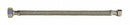 Kissler Faucet Connector, Hose Fittings Brass 3/8 in F Compression x Brass 1/2 in FIP, 5/16 in, 20 in - 88-2002
