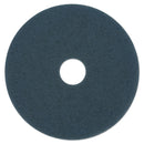 Boardwalk Scrubbing Floor Pads, 20" Diameter, Blue, 5/Carton - BWK4020BLU
