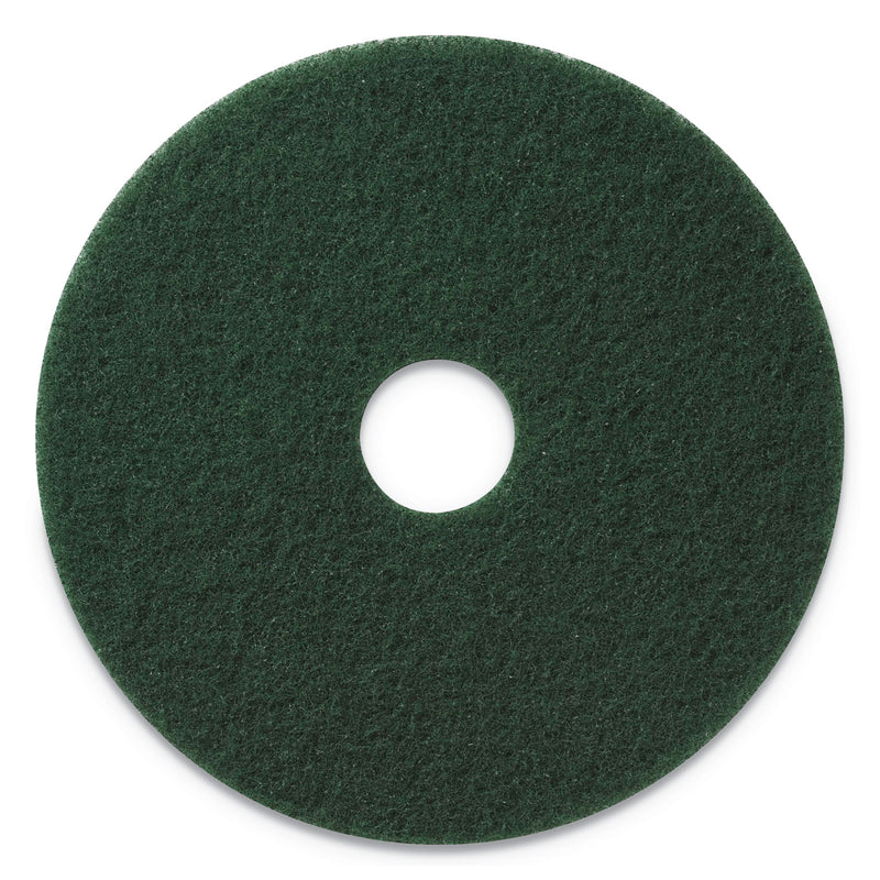 Americo Scrubbing Pads, 20" Diameter, Green, 5/Ct - AMF400320