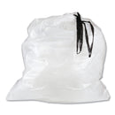 Inteplast Draw-Tuff Institutional Draw-Tape Can Liners, 55 Gal, 1.9 Mil, 42.5" X 35.5", Natural, 50/Carton - IBSDT55DRUM