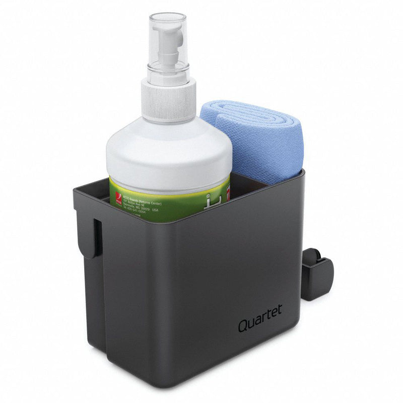 Quartet Plastic Spray Cleaner Caddy, 5 inW, Black - 85376