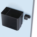 Quartet Plastic Accessory Storage Cup, 5 inW, Black - 85374