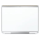 Quartet Cork Bulletin Bar, 48 inD x 48 inW, Brown/Silver - 85380