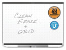 Quartet Gloss-Finish Steel Dry Erase Board, Wall Mounted, 48"H x 72"W, White - TEM547B