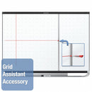 Quartet Gloss-Finish Steel Dry Erase Board, Wall Mounted, 48"H x 72"W, White - TEM547B