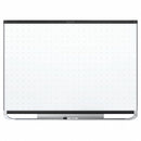 Quartet Gloss-Finish Steel Dry Erase Board, Wall Mounted, 48"H x 72"W, White - TEM547B