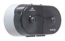 Georgia-Pacific Toilet Paper Dispenser, SofPull(R), Smoke, Center Pull, (2) Rolls Dispenser Capacity, Plastic - 56516