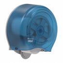 Georgia-Pacific Toilet Paper Dispenser, Compact(R), Blue, Coreless, (4) Rolls Dispenser Capacity, Plastic - 56787