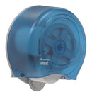 Georgia-Pacific Toilet Paper Dispenser, Compact(R), Blue, Coreless, (4) Rolls Dispenser Capacity, Plastic - 56787