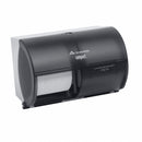 Georgia-Pacific Toilet Paper Dispenser, Compact(R), Smoke, Coreless, (2) Rolls Dispenser Capacity, Plastic - 5679500