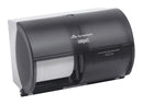 Georgia-Pacific Toilet Paper Dispenser, Compact(R), Smoke, Coreless, (2) Rolls Dispenser Capacity, Plastic - 5679500