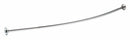 Franklin 60 inL x 1 inD Bright Curved Shower Rod, Includes: Mounting Hardware - 211-5BS