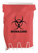 Bowman Biohazard Bag Holder, 13-1/2" Width, 19-1/2" Height, 19-1/2" Length - MW-005