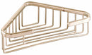 Top Brand 5 1/2 inD x 9 inW x 2 1/2 inH Satin Nickel Stainless Steel Corner Shower Basket - 01-1486MSN