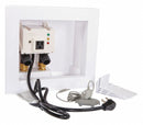 Watts Water Shutoff Polysulfone Washing Machine Valve and Wall Box, MNPT Outlet, Sweat Inlet - A2C-WB-M1