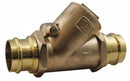 Apollo Check Valve, 1/2 in, Single, Inline Swing, Bronze, Press x Press - 61YLF203T1PR