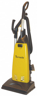 Tornado Upright Vacuum, Disposable Bag, 14 in Cleaning Path Width, 120 cfm, 20.6 lb Weight - 98147